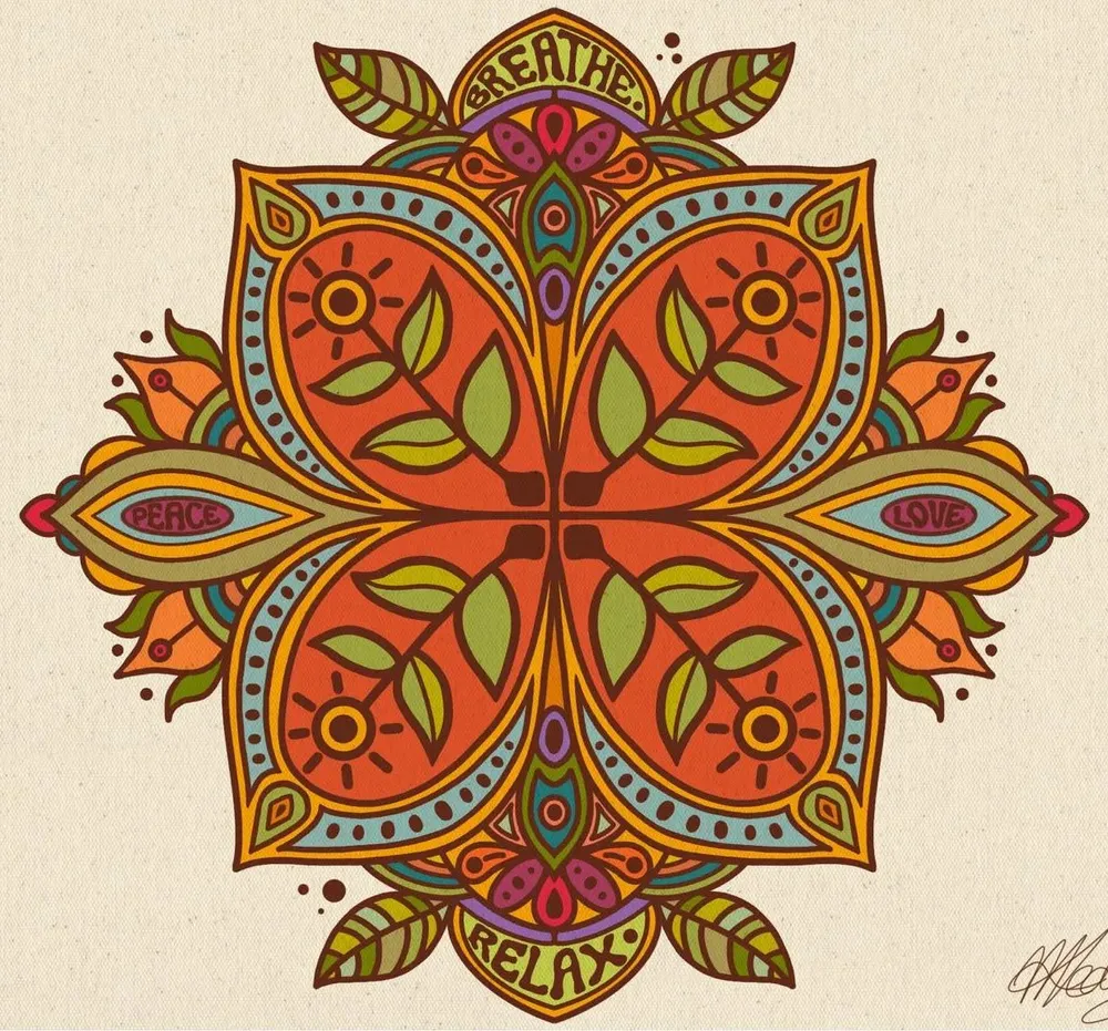 lil hippie vibez mandala to get back into this whole digital art stuff 😁🌿🌼✨











